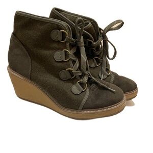 Merona Lorelle Chukka Wedge Heel Ankle Boots size 9